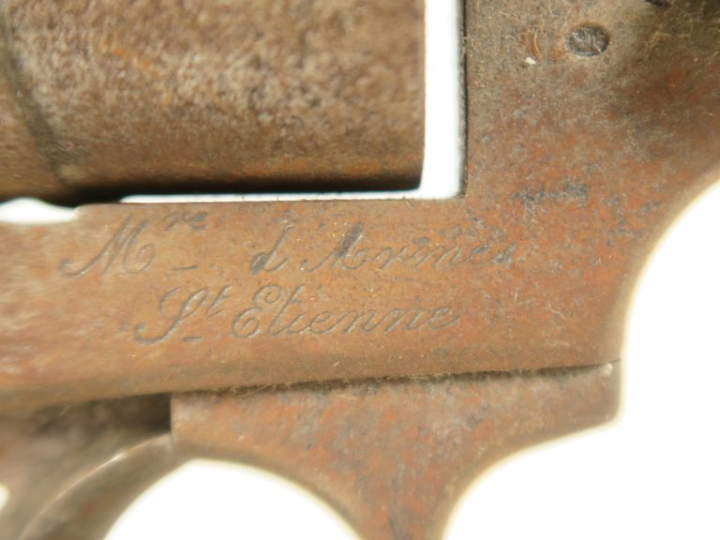 Revolver d’ordonnance modèle 1873 S-1883, six coups, calibre 11mm/73. 
