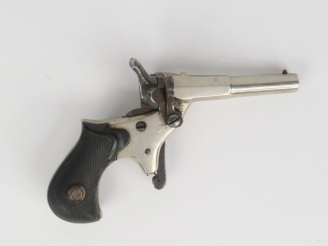 Vente aux enchères Pistolet de cycliste, un coup, calibre 5,5 mm.  A.B.E. Vers 1880