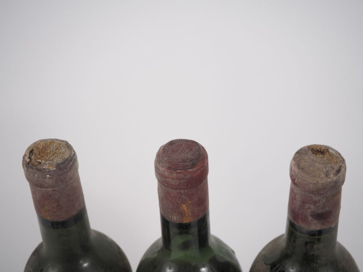 3 BOUTEILLES CHÂTEAU BEAUSÉJOUR SAINT ESTÈPHE - 1953 - VIDANGES/ETA/BT