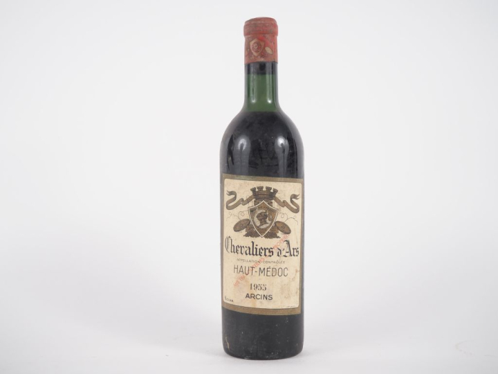 1 BOUTEILLE CHEVALIERS D'ARS HAUT MÉDOC - 1955 - LB/BS