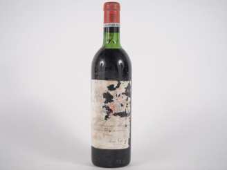 Vente aux enchères 1 BOUTEILLE CHÂTEAU POUJEAUX MOULIS - 1966 - LB-HEP/ETA