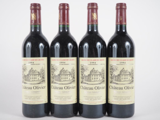 Vente aux enchères 4 BOUTEILLES CHÂTEAU OLIVIER GCC GRAVES - 1994