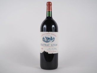 Vente aux enchères 1 MAGNUM CHÂTEAU LUCAS LUSSAC ST ÉMILION - 1995 - EA