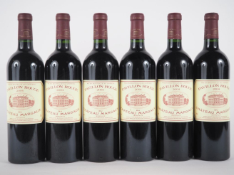 Vente aux enchères 6 BOUTEILLES PAVILLON ROUGE DU CHÂTEAU MARGAUX - 2004