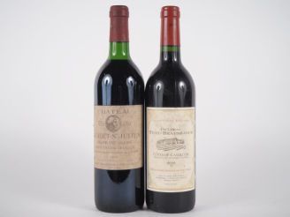 Vente aux enchères 2 BOUTEILLES : 1 CHÂTEAU GUADET ST JULIEN 1993 BG/ELA - 1 CHÂTEAU HYOT