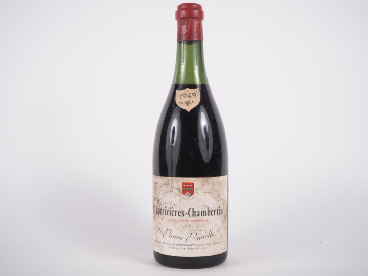1 BOUTEILLE LATRICIÈRES CHAMBERTIN PIERRE PONNELLE - 1949 - 5 CM/ELT