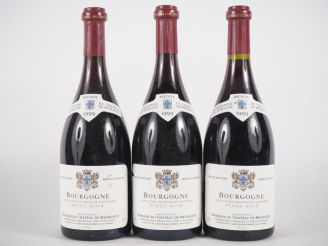 Vente aux enchères 3 BOUTEILLE BOURGOGNE DOMAINE DU CHÂTEAU DE MEURSAULT - 1999