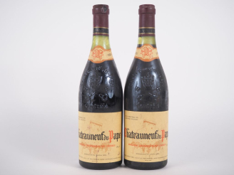 Vente aux enchères 2 BOUTEILLES CHÂTEAUNEUF DU PAPE DOMAINE PALAZZI - 1979