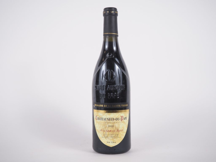 1 BOUTEILLE CHÂTEAUNEUF DU PAPE DOMAINE DE LA SAINTE VIERGE - 2003