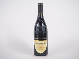 Vente aux enchères 1 BOUTEILLE CHÂTEAUNEUF DU PAPE DOMAINE DE LA SAINTE VIERGE - 2003