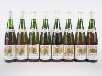 Vente aux enchères 8 BOUTEILLES TOKAY PINOT GRIS 'CUVÉE PARTICULIÈRE' ERNEST PREISS - 200
