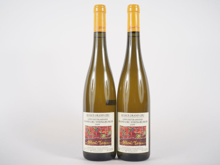 2 BOUTEILLES GEWURZTRAMINER GC 'STEINGRUBLER' ALBERT MANN - 2009