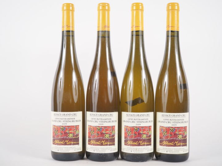 4 BOUTEILLES GEWURZTRAMINER GC 'STEINGRUBLER' ALBERT MANN - 2009