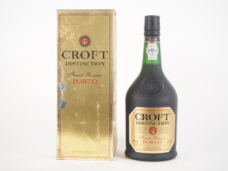 Vente aux enchères 1 BOUTEILLE PORTO CROFT 'DISTINCTION' - COFFRET