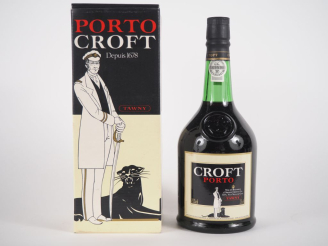 Vente aux enchères 1 BOUTEILLE PORTO CROFT - COFFRET