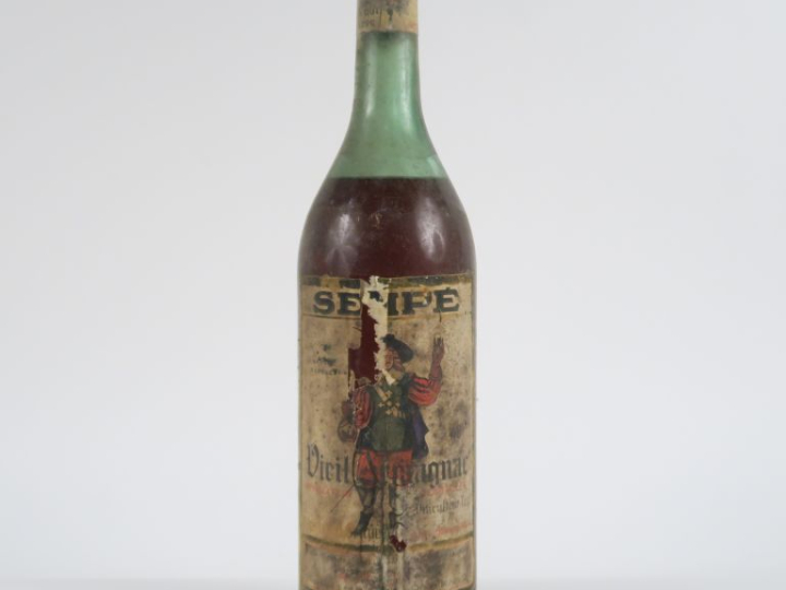 1 VIEILLE BOUTEILLE VIEIL ARMAGNAC SEMPE - BS/EA