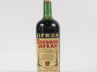 Vente aux enchères 1 VIEILLE BOUTEILLE (1 L) GOUDRON JIFFRAN 