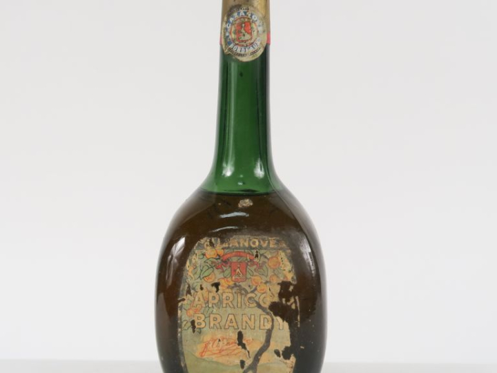 1 VIEILLE BOUTEILLE APRICOT BRANDY CAZANOVE - EA