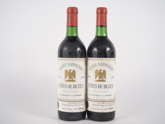 Vente aux enchères 2 BOUTEILLES CUVÉE NAPOLÉON CÔTES DE BUZET - 1982
