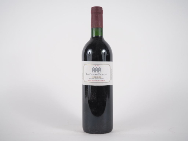 1 BOUTEILLE LES CLOS DE PAULILLES COLLIOURE - 1996
