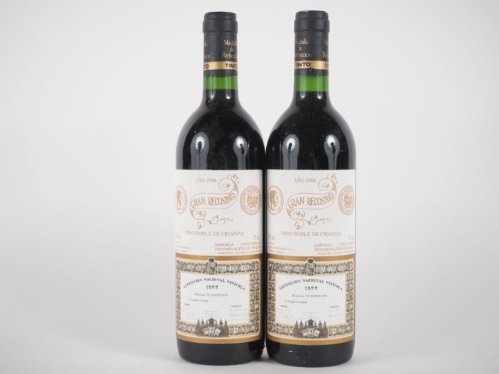 2 BOUTEILLES GRAN RECOSIND EMPORDA - 1996