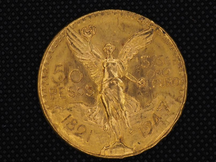 1 pièce de 50 pesos, or FRAIS ACHETEUR : 10 % HT   