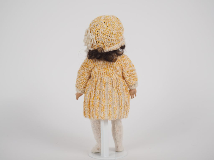 Jolie poupée type Bleuette SFBJ moule 60 8/0 tête porcelaine bouche ou