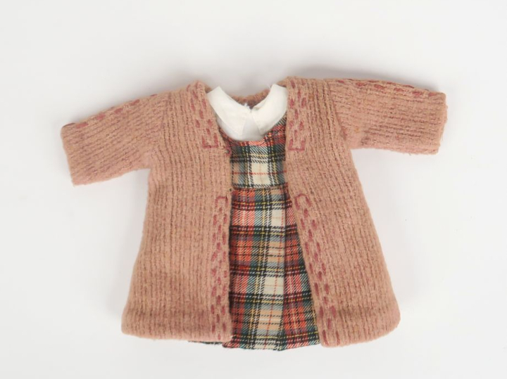 « Spahi », manteau de lainage vieux rose. Très bel état. 1939-1940. On