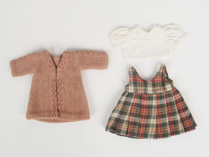 « Spahi », manteau de lainage vieux rose. Très bel état. 1939-1940. On