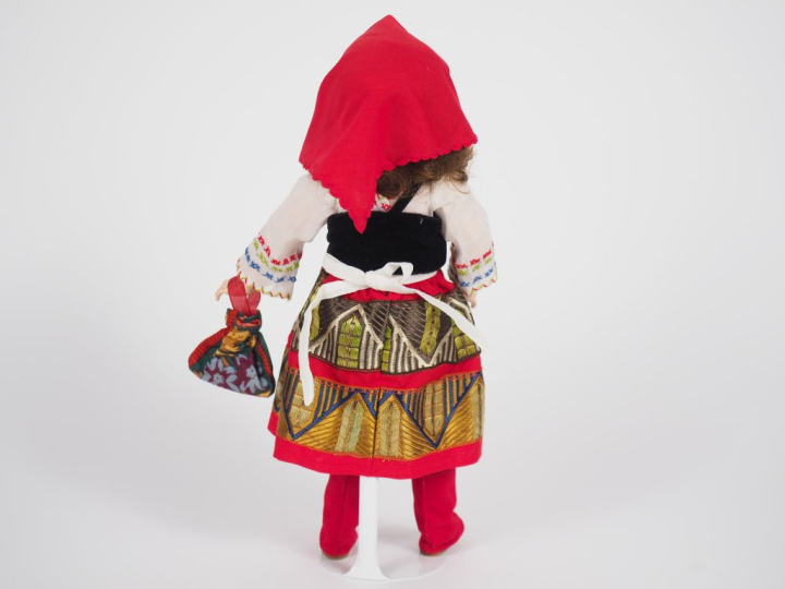 Poupée Bleuette Unis france tête porcelaine bouche ouverte yeux bascul