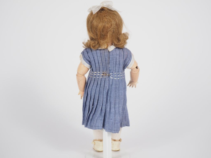Jolie Poupée Bleuette Unisfrance tête porcelaine bouche ouverte une de