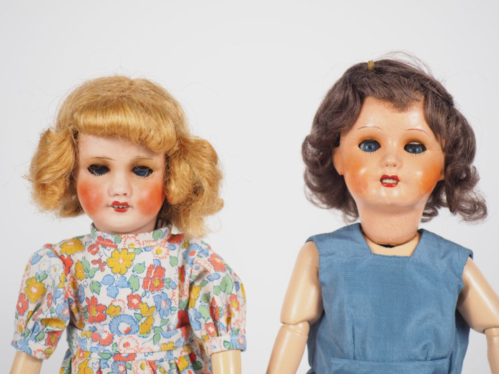 Lot de 2 poupées : Poupée Rosette de fabrication SFBJ moule 301 tête m