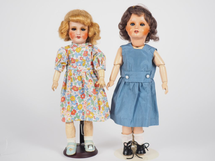 Lot de 2 poupées : Poupée Rosette de fabrication SFBJ moule 301 tête m