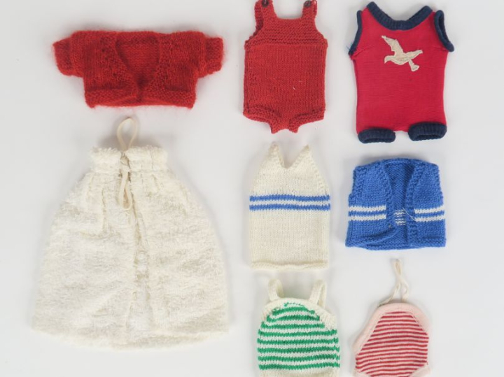 Lot de maillots de bain et costumes de bain pour poupée Bleuette