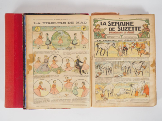 Vente aux enchères Gautier-Languereau la semaine de suzette année 1914 et 1915 relié