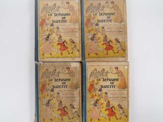Vente aux enchères La Semaine de Suzette. 4 vol. Année 1911 et 1912