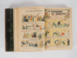 Vente aux enchères La Semaine de Suzette. 2 vol reliés. Année 1911 et 1912