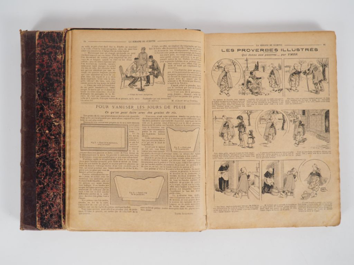 La Semaine de Suzette. 2 vol. Année 1905. Avec manques