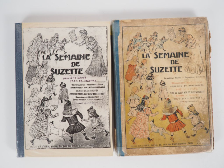 La Semaine de Suzette. 2 vol. Année 1906. Relié. Bel état dont relié …