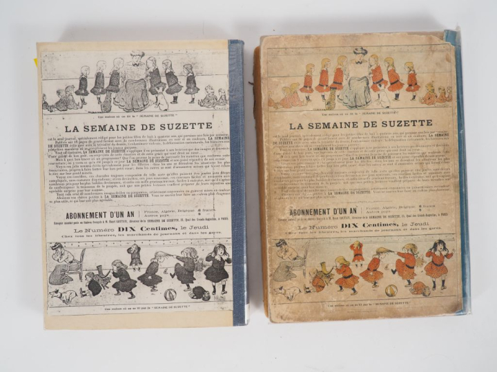 La Semaine de Suzette. 2 vol. Année 1906. Relié. Bel état dont relié …