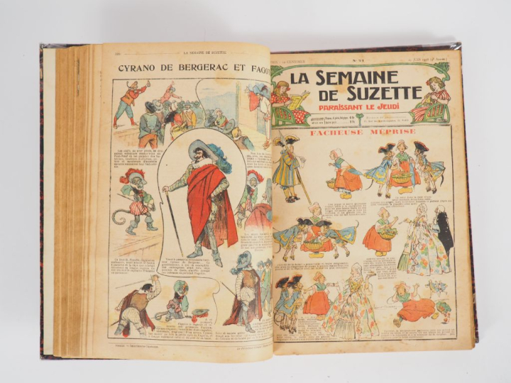 La Semaine de Suzette. 1 vol. Année 1908. Relié