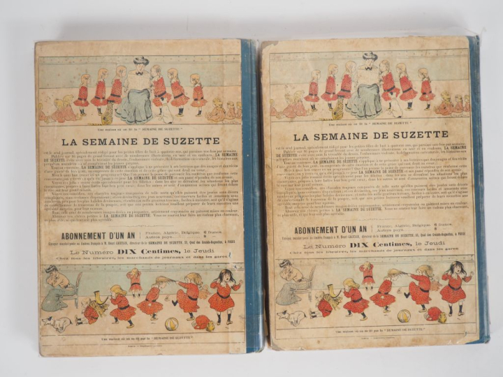 La Semaine de Suzette. 2 vol. Année 1910. Lié