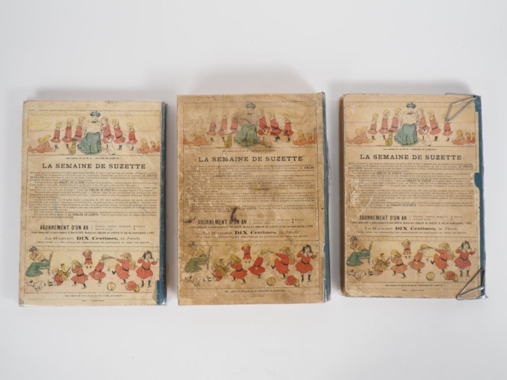 La Semaine de Suzette. 3 vol. Dont 1 vol relié année 1916 et 2 vol rel