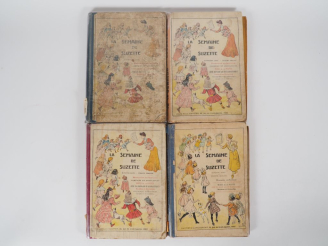 Vente aux enchères La Semaine de Suzette. 4 vol. Année 1918 et 1919