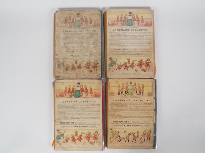 La Semaine de Suzette. 4 vol. Année 1918 et 1919