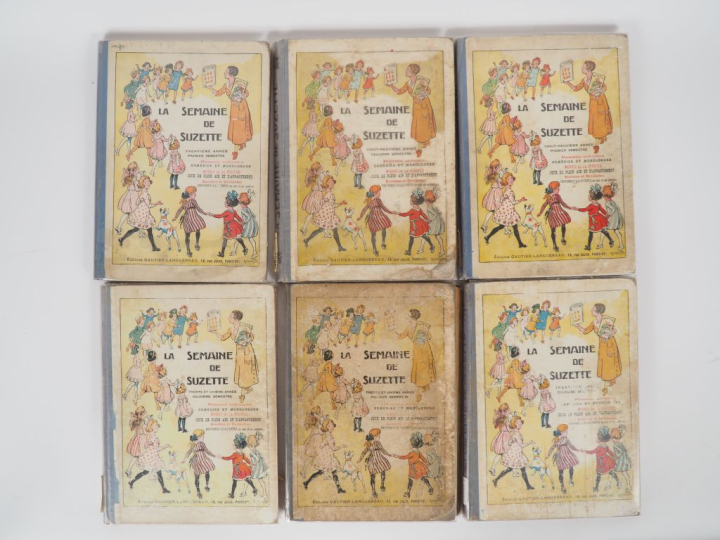 La Semaine de Suzette. 6 vol. Année 1933, 1934 et 1935