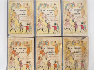 Vente aux enchères La Semaine de Suzette. 6 vol. Année 1936, 1937 et 1938