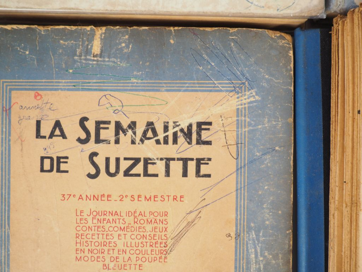 La Semaine de Suzette. 4 vol. 2 vol de l'année 1939, un … relié année 