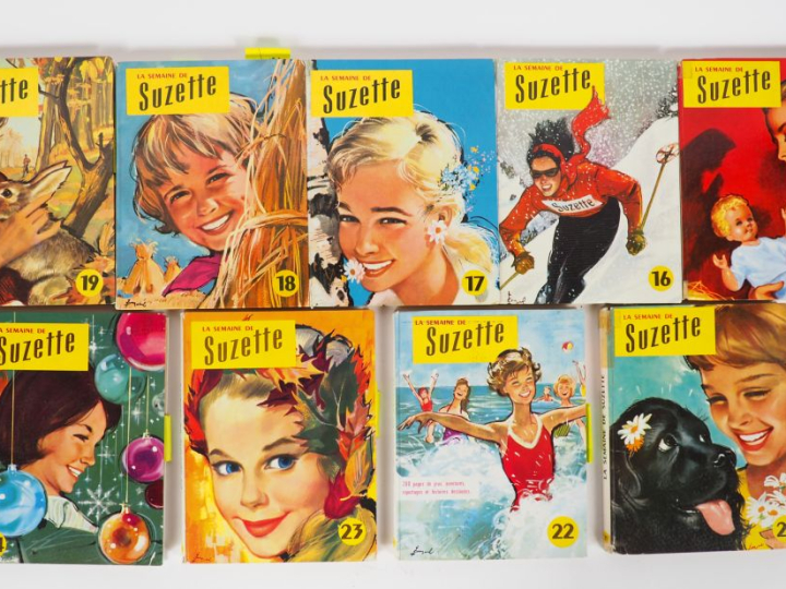 La Semaine de Suzette.9 vol. du 7 août 1958, vol du 25 août 1960