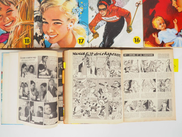 La Semaine de Suzette.9 vol. du 7 août 1958, vol du 25 août 1960